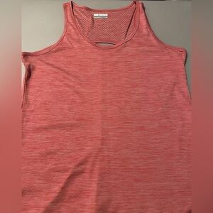 Columbia Pink Size L Racerback Cut-Out Athletic Tank Top